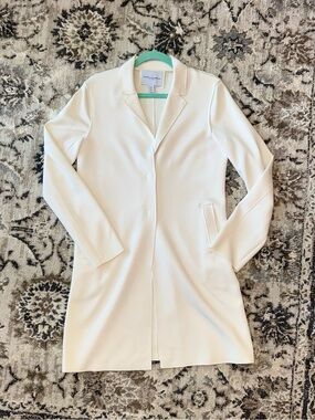Carolina Belle Cream Longline Coat